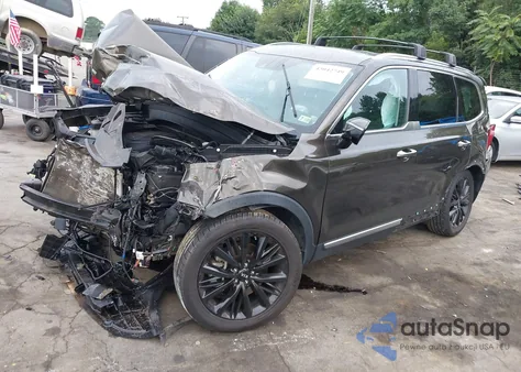 2020 Kia Telluride Sx z USA, uszkodzony, nr VIN 5XYP54HC1LG078677